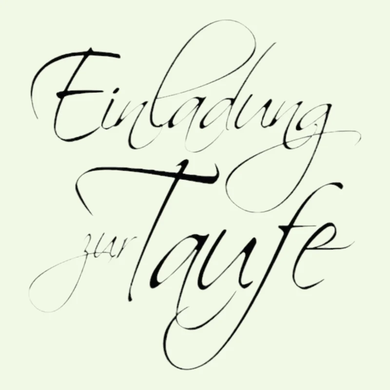Rayher Holzstempel Einladung zur Taufe , 6 × 6 cm