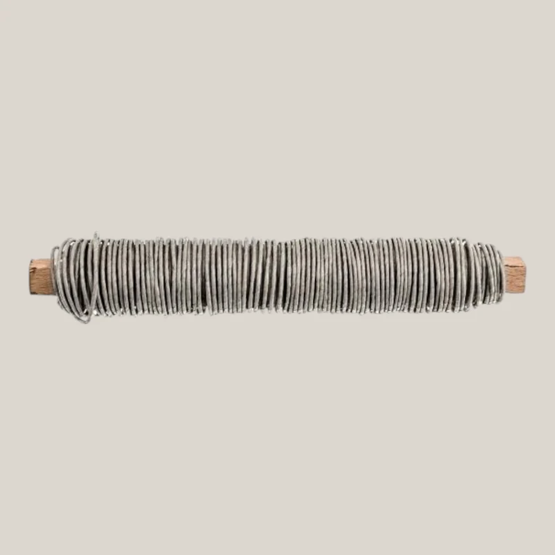 Papierwickeldraht Silber – 0,8 mm x 22 m