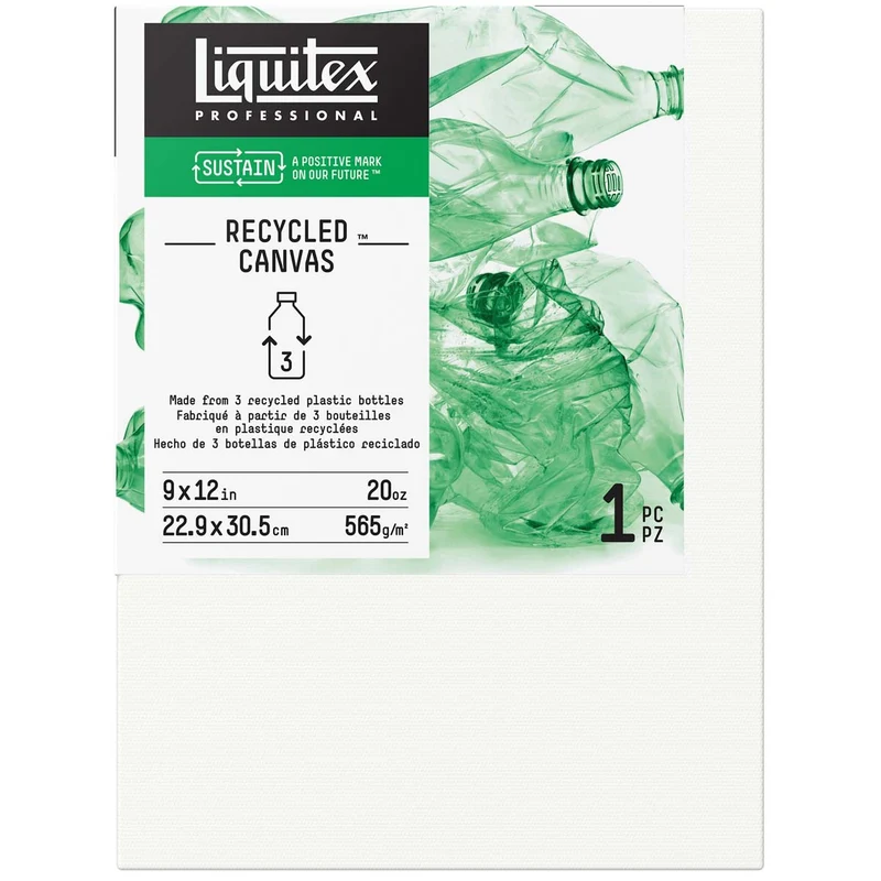 Liquitex Recycled Canvas - Deep Edge - 9x12 inches - 23x30cm