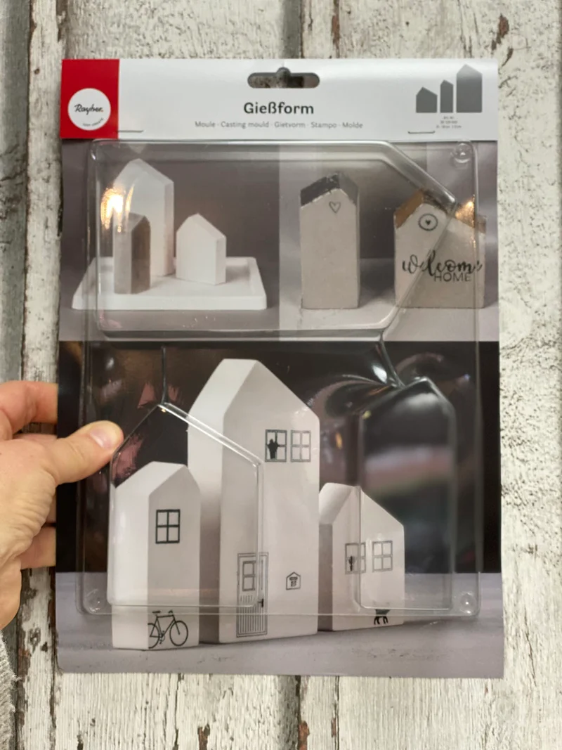 Gießform Haus verschiedene