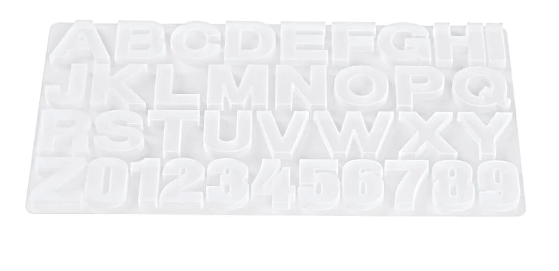Gießform Buchstaben und Zahlen