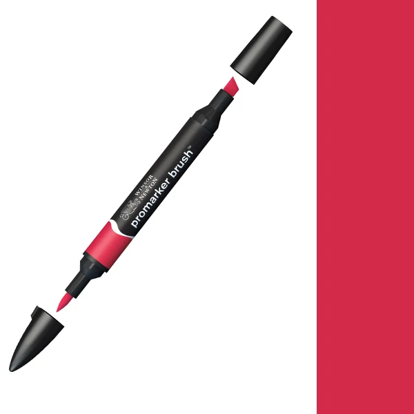 Winsor & Newton - Promarker Brush - Poppy Red - BrushMarker