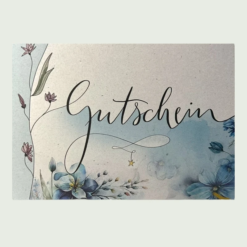 Postkarte „Gutschein“