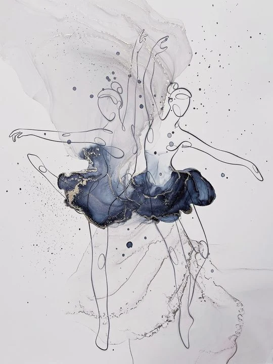 Kamenskaya Ink Set 'Ballerinas'