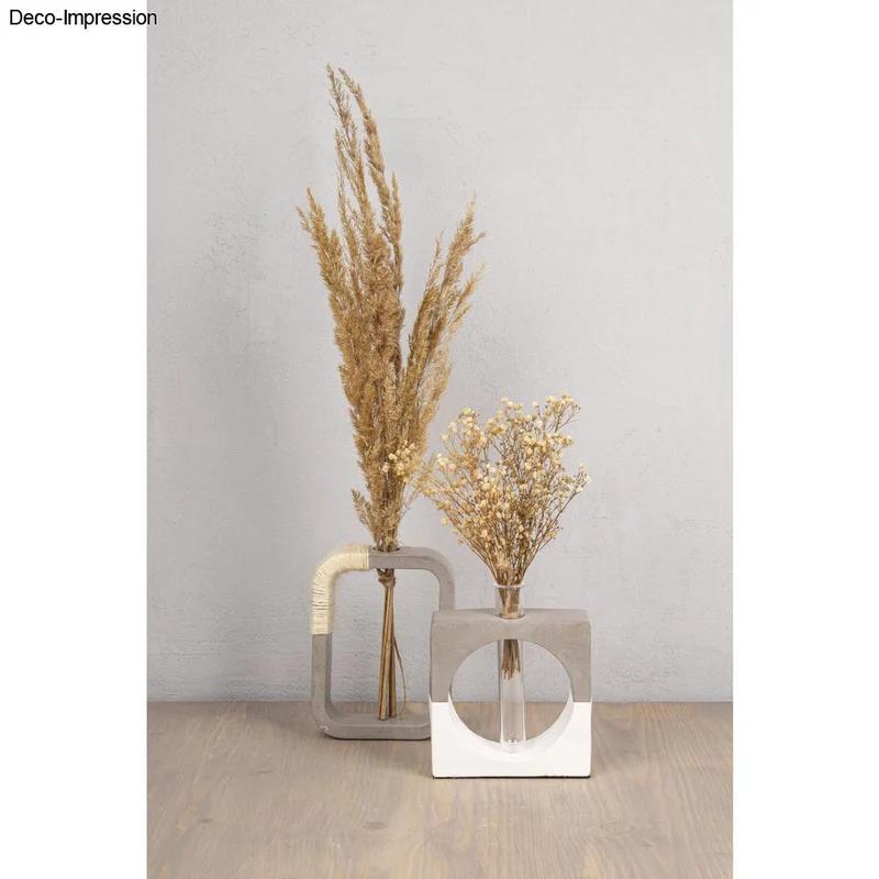 Gießform Vase Quadrat mit Kreisausschnitt