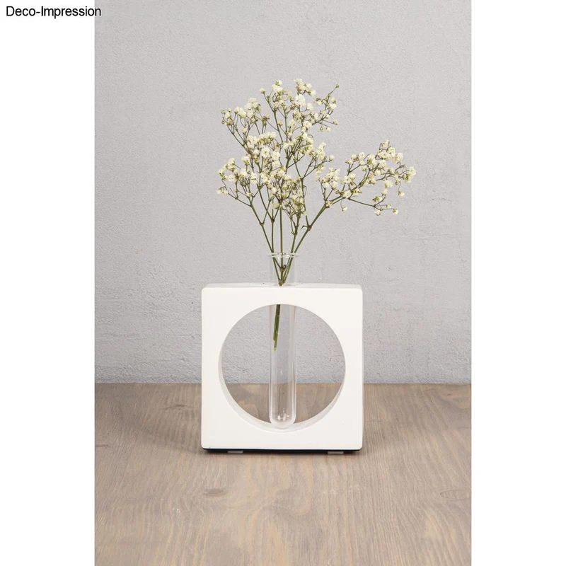 Gießform Vase Quadrat mit Kreisausschnitt