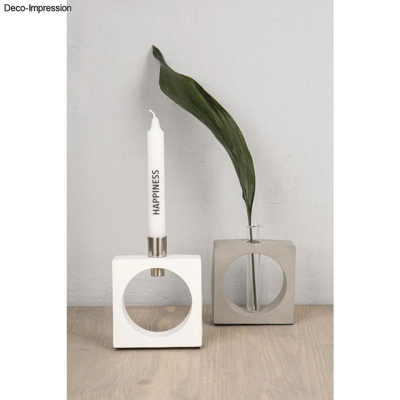 Gießform Vase Quadrat mit Kreisausschnitt