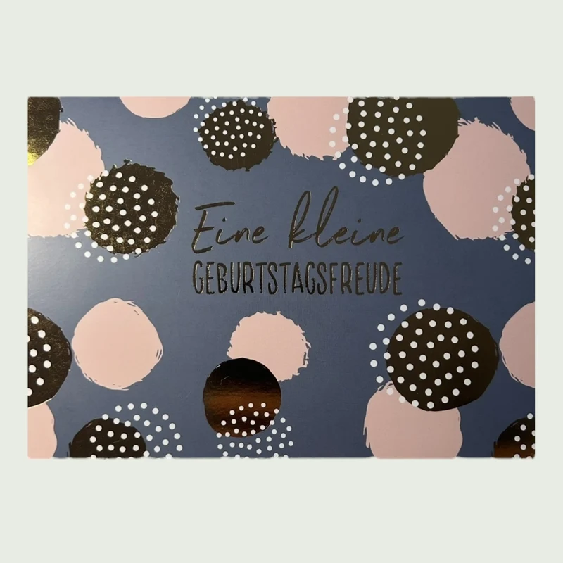 Postkarte „Eine kleine Geburtstagsfreude“