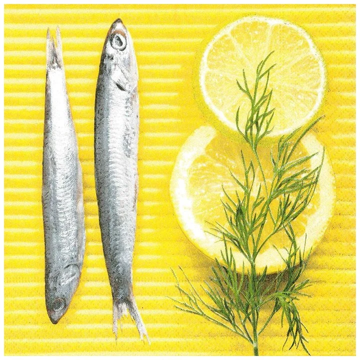 Fish Decoupage Napkins – 1 pc