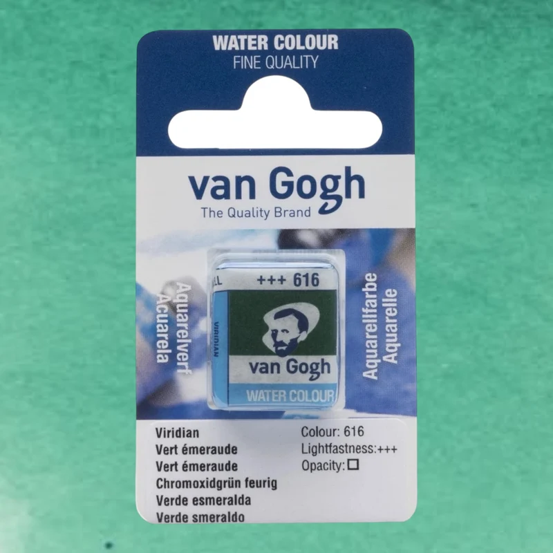 Van Gogh Aquarellfarbe Näpfchen Chromoxidgrün Feurig 616