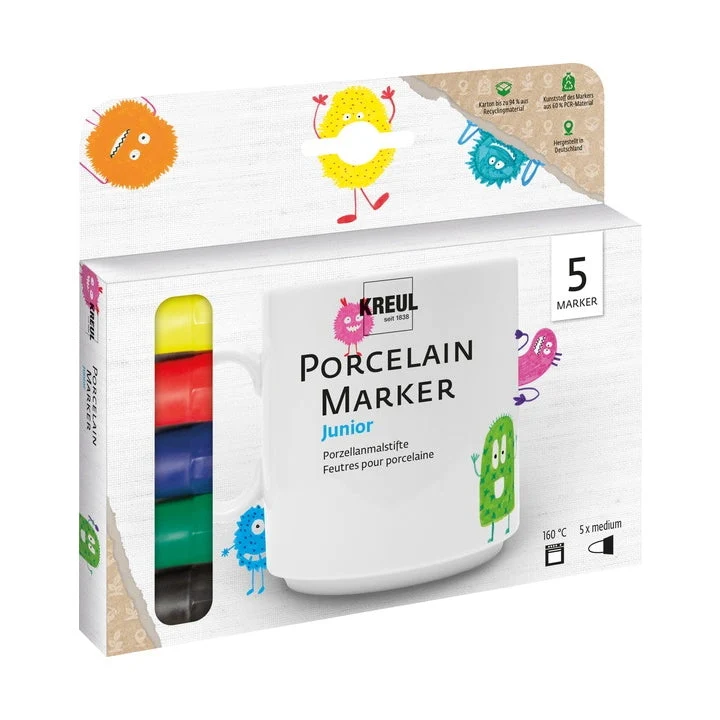 Porcelain Marker Set of 5