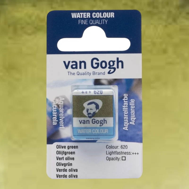 Van Gogh Aquarellfarbe Näpfchen Olivgrün 620