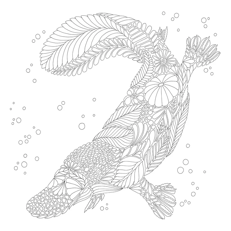 Batsford Book - Millie Marottas Curious Creatures - A Colouring Book Adventure