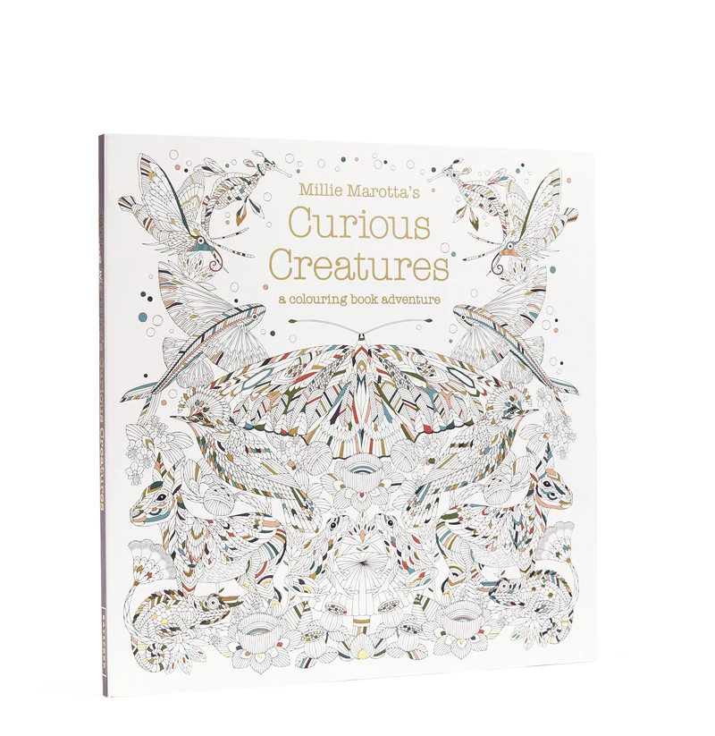 Batsford Book - Millie Marottas Curious Creatures - A Colouring Book Adventure