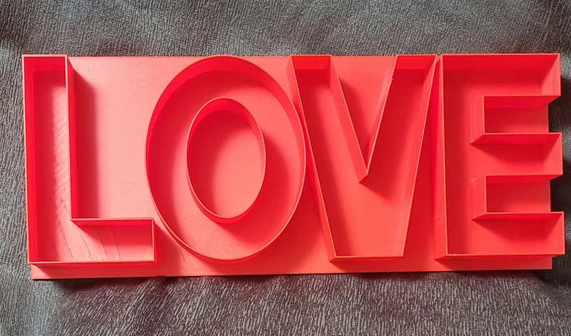 3D-Modell "LOVE"