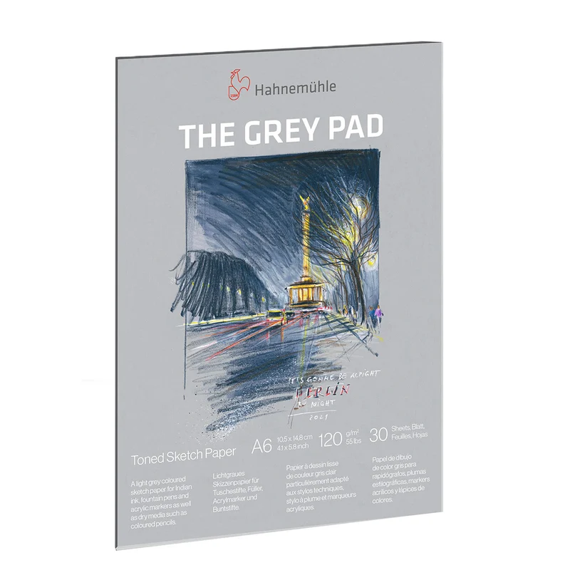 Hahnemuhle - Grey Paper Sketch Pad A6