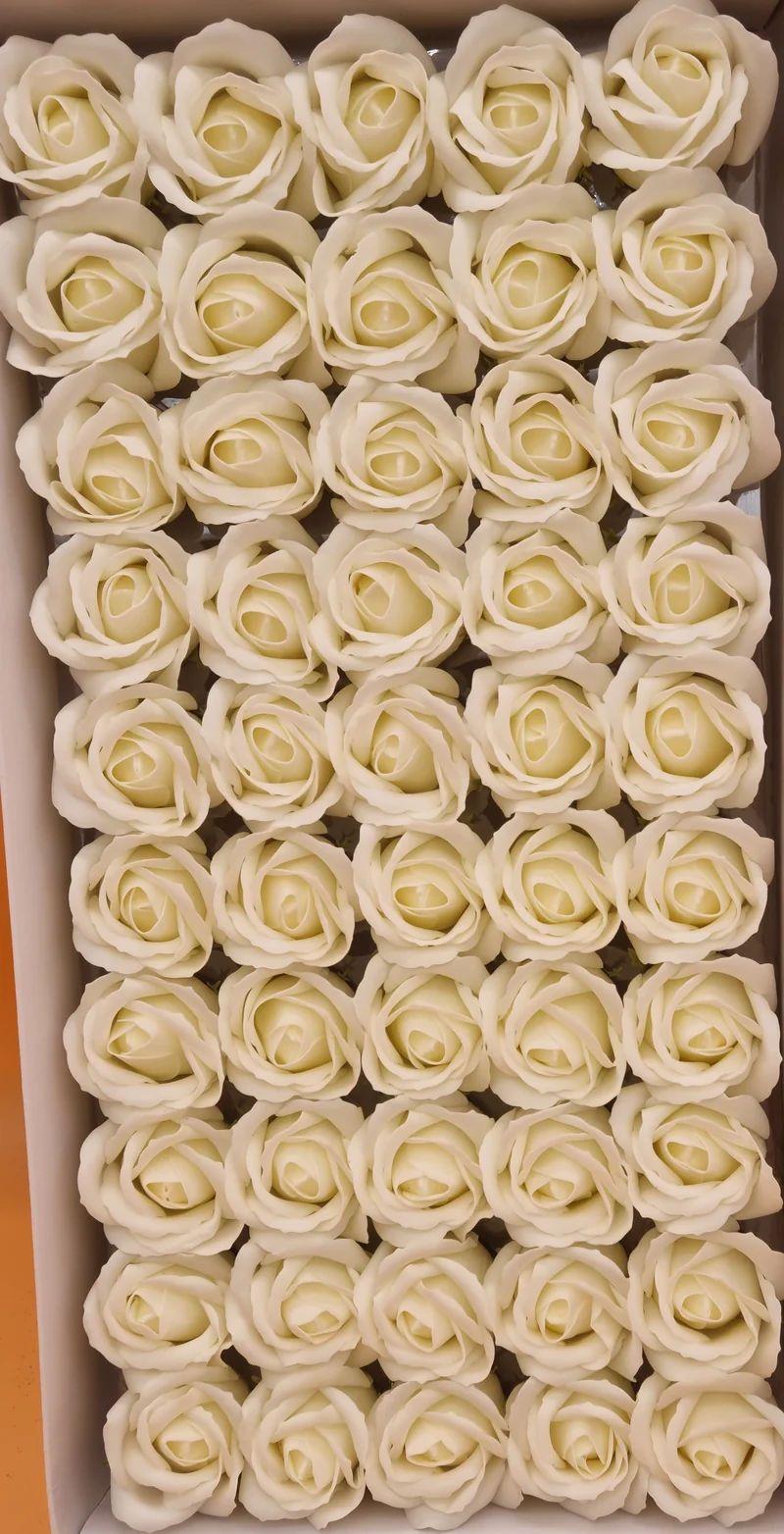 Seifenblume "Rose 18" Weiße Zitrone