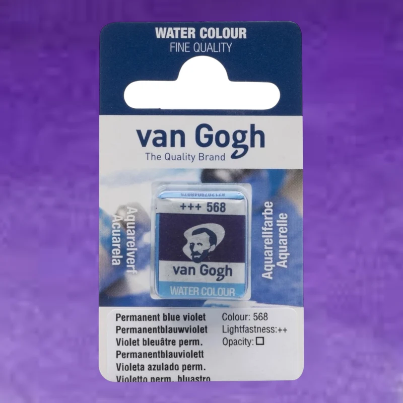 Van Gogh Aquarellfarbe Näpfchen Permanent Blau Violett 568