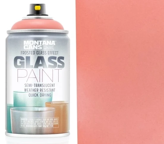 Montana - GLASS Paint 250ml - Coral Red 3010