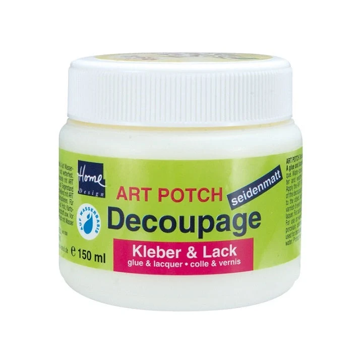 ART POTCH Velvet Varnish and Glue for Decoupage, 150 ml
