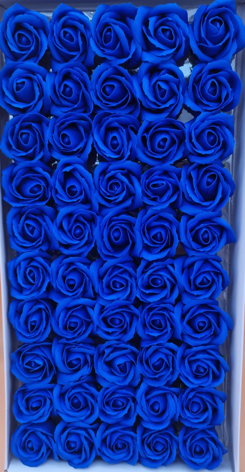 Seifenblume "Rose 06" Marineblau