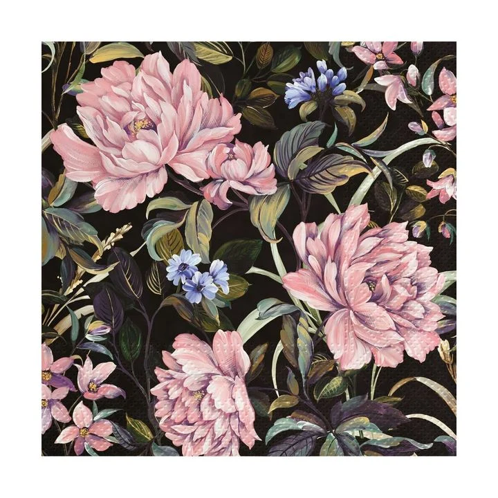 Flowers Mystery Decoupage Napkins - 1 pc