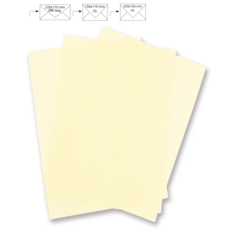 Pergamentpapier A4 Bogen verschiedene