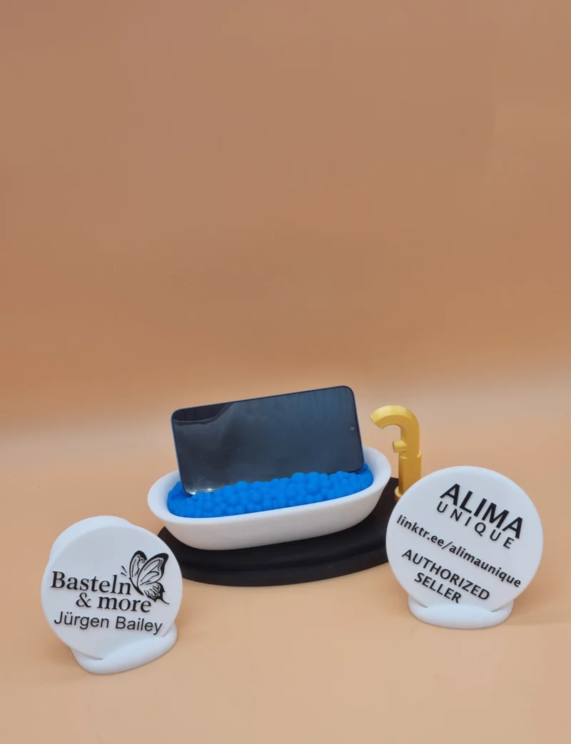 Handyhalterung "Badewanne"