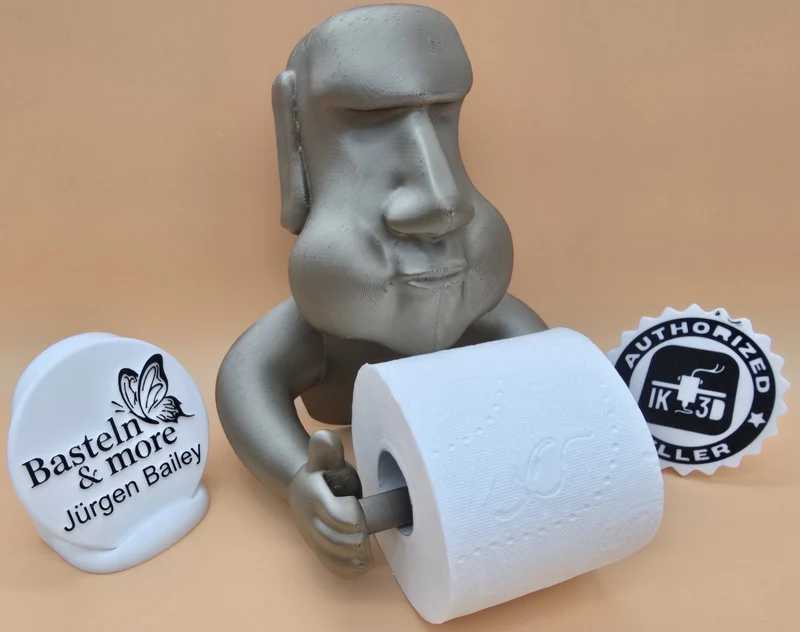 Moai Toilettenpapierhalter