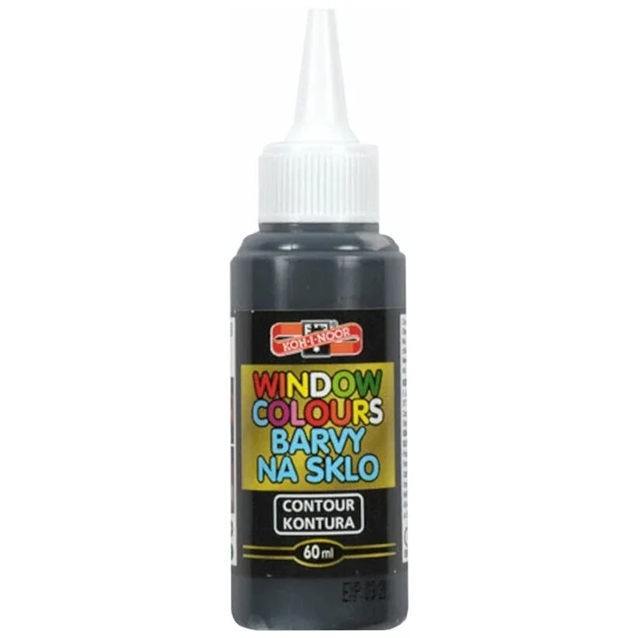 KOH-I-NOOR Contour Glass Paints, 60 ml