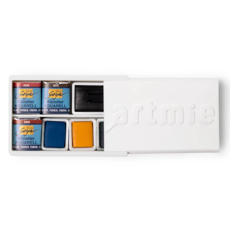 ARTMiE Solo Goya Watercolor Set, 7 Pieces, Earth Tones