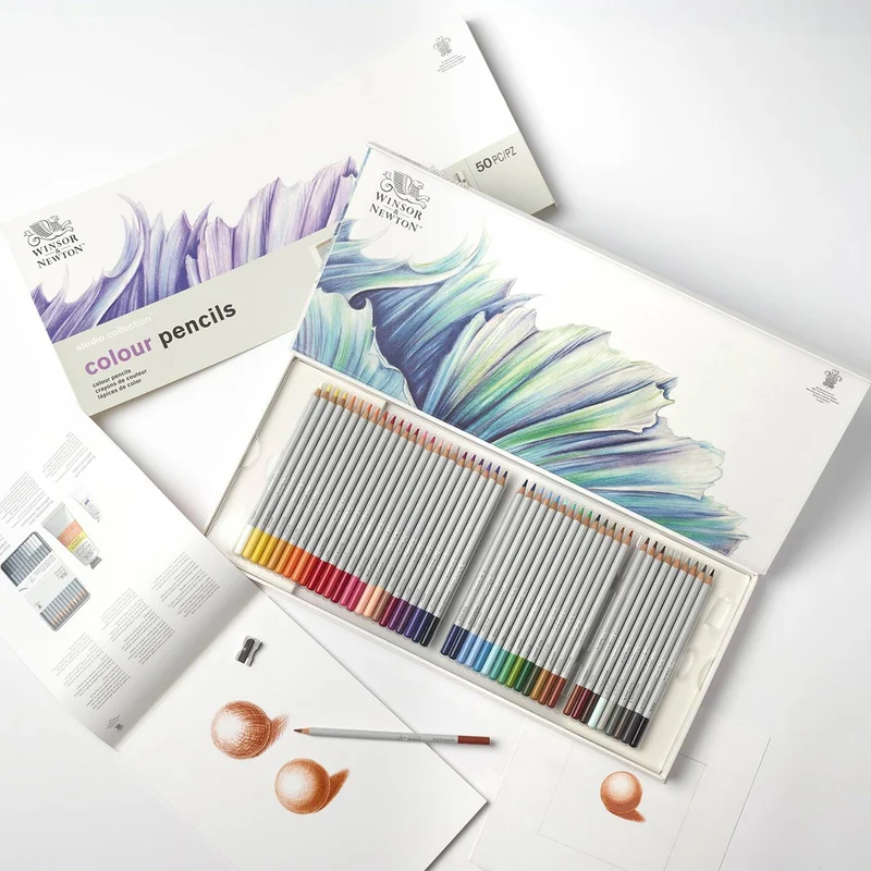 Winsor Newton - Studio Collection Colour Pencils Set of 48