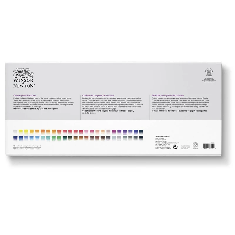 Winsor Newton - Studio Collection Colour Pencils Set of 48
