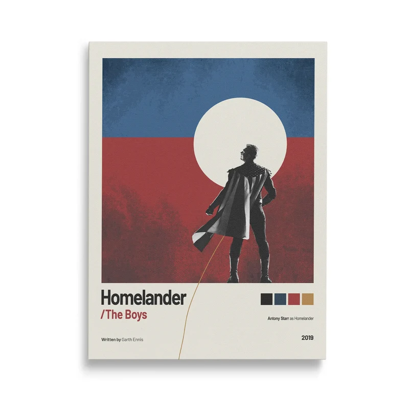 The Boys Homelander Leinwand