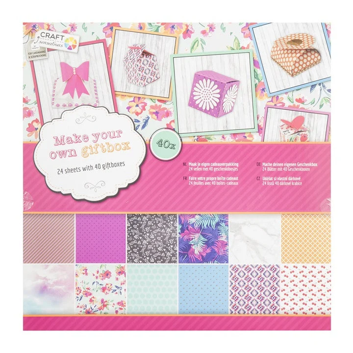 Craft Sensations Scrapbooking Craft Set – 24 Sheets