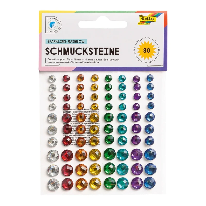 Folia Schmucksteine Selbstklebend Sparkling Rainbow