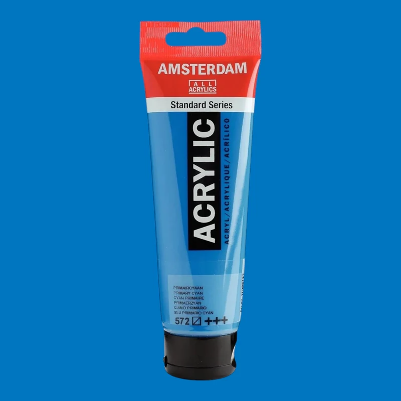 Amsterdam Standard Series Acrylfarbe - Primärzyan 572