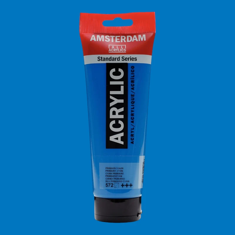 Amsterdam Standard Series Acrylfarbe - Primärzyan 572