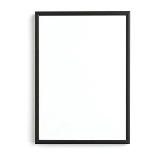Black Metal Frame with Plexiglass