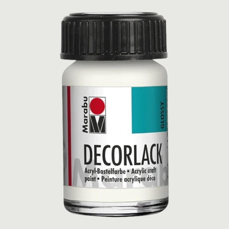 Marabu Decorlack Acryl Glanz Weiss 070