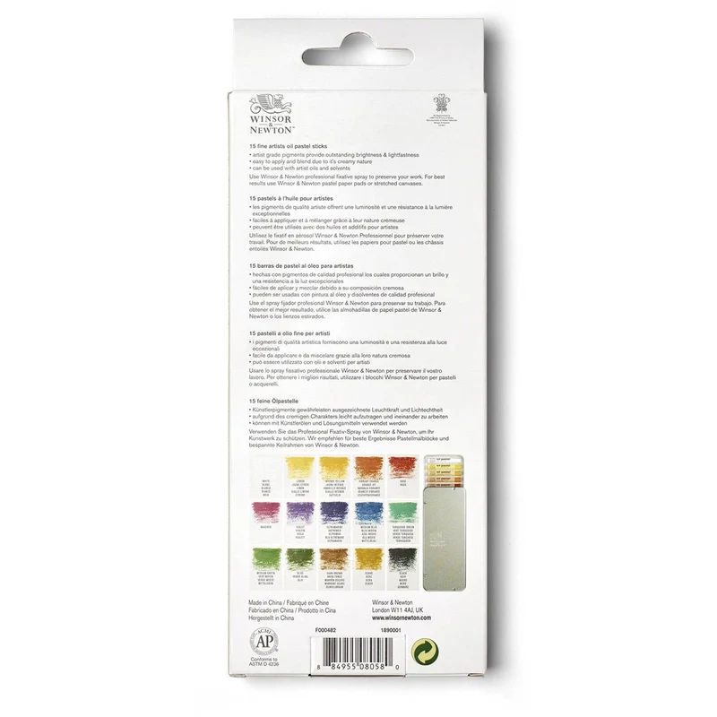 Winsor Newton - Fine Artists Oil Pastels Set of 15