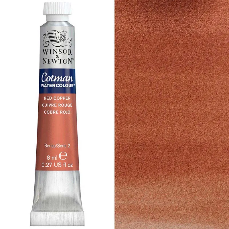 Winsor and Newton - Cotman Watercolour - 8ml - Red Copper