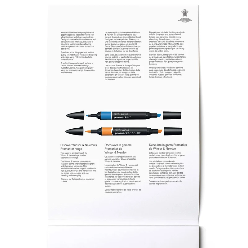 Winsor & Newton - Bleedproof Marker Pad Heavy Weight A3 160gsm