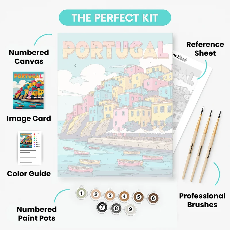 Portugal - Paint by Numbers Kit