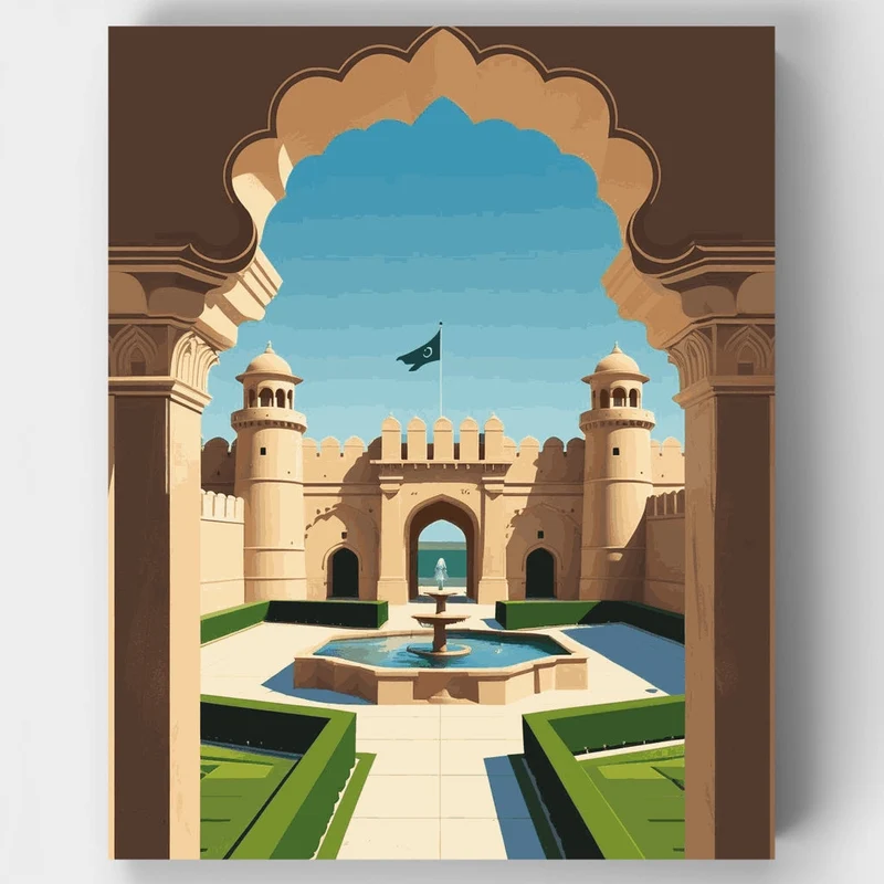 Pakistan - Paint by Numbers Kit