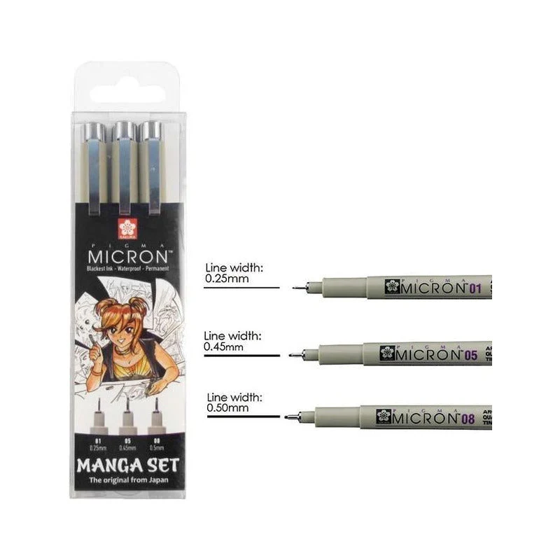 SAKURA Koi Coloring Brush Manga Aquarell-Pinselstifte