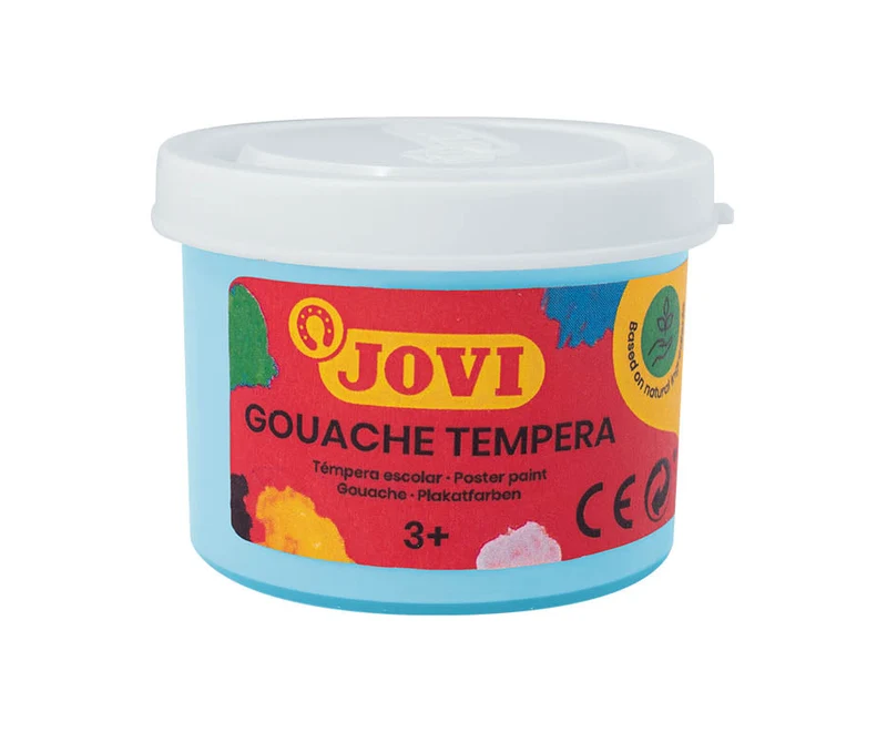JOVI Premium Pastell-Gouachefarben 6 x 35 ml mit Pinsel
