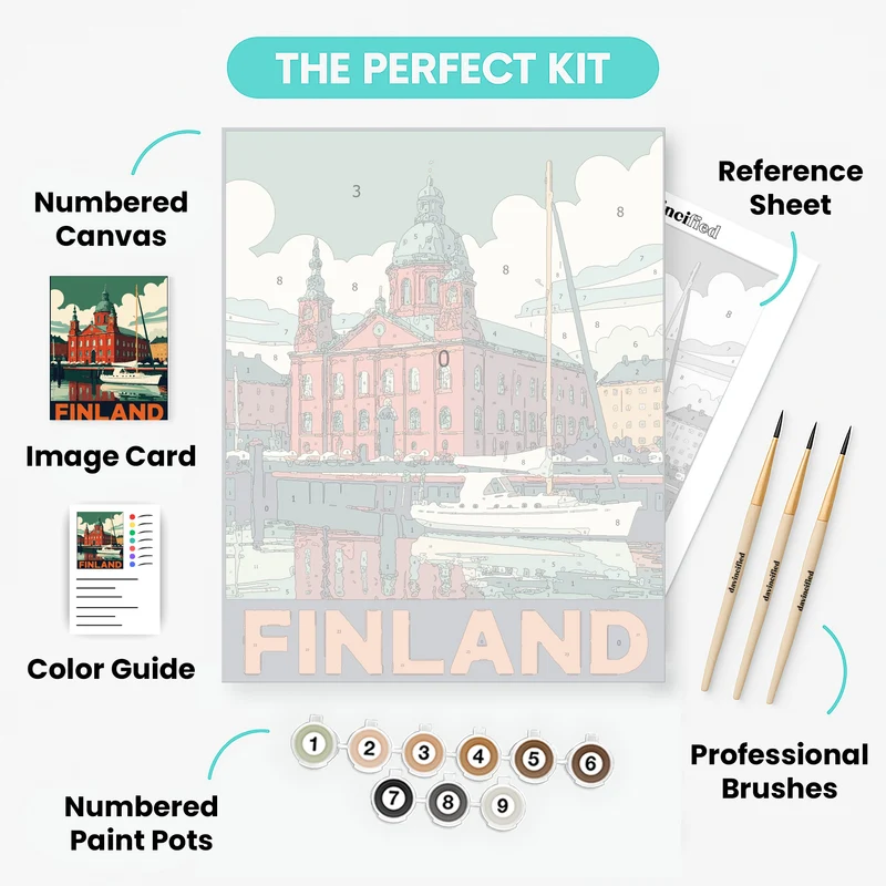 Finland - Paint by Numbers Kit