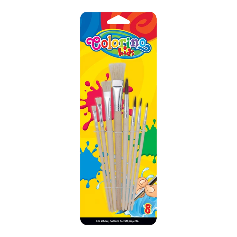 Colorino set kistova - ravni i okrugli, 8 kom
