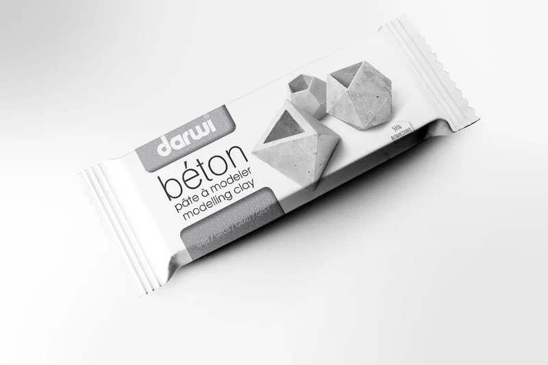 DARWI pasta modellabile autoindurente effetto cemento 500 g